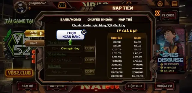 Xếp hạng Gnbet, hỗ trợ nạp và rút tiền nhanh chóng - Gnbet
