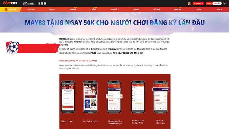 Luật chơi xổ số trực tuyến Bong88 với số đơn - Bong88